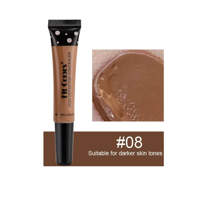 Fit Colors 8 Size Concealer With A Flexible Concealer Moisturizing Liquid Foundation To Cover Dark Circles And Acne Spots - AliExpress 66