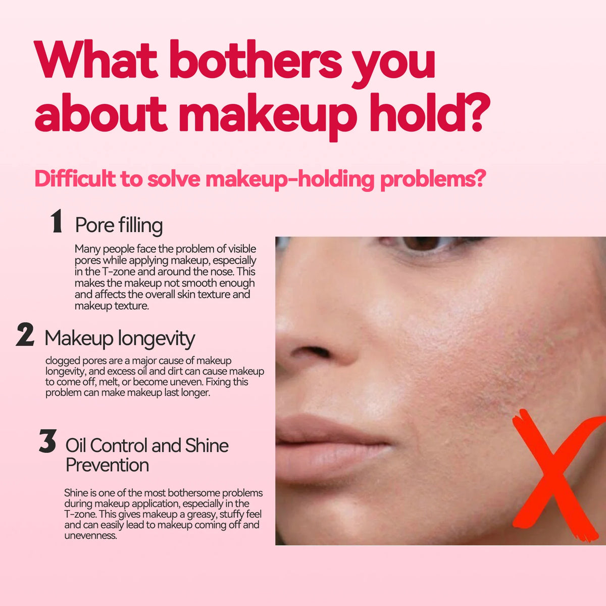 Facial Invisible Pore Primer Cream Long Lasting Base Makeup Natural Matte Oil Control Refreshing Moisturizing Face Isolation Gel - AliExpress 66