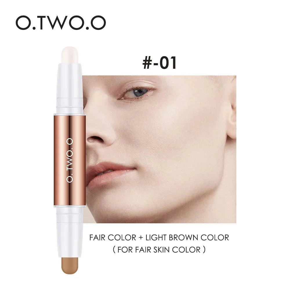 Wholesale O.TWO.O Contour Stick Double Head Contour Pen Waterproof Matte Finish Highlighters Shadow Contouring Pencil - AliExpress 66