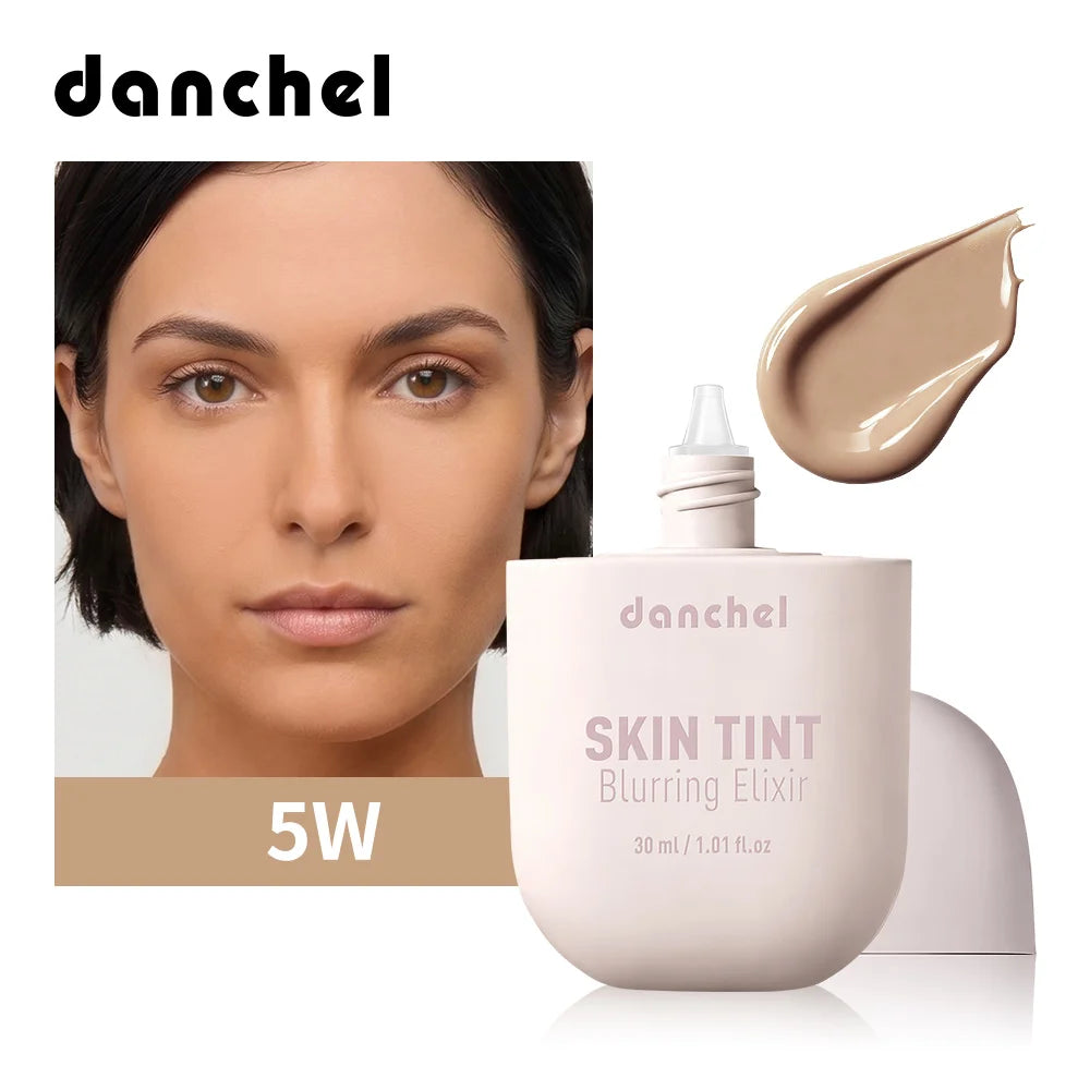 Skin Tint Blurring Elixir Even Skin Tone 12h Long-lasting Natural Finish Hide Pores Fine Lines Lightweight Breathable Skin Tint