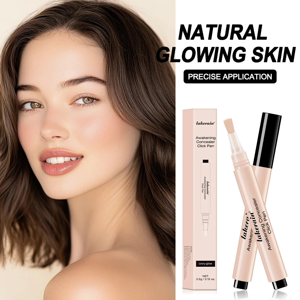 Lakerain Liquid Press Concealer Pen, 3 Shades, Waterproof