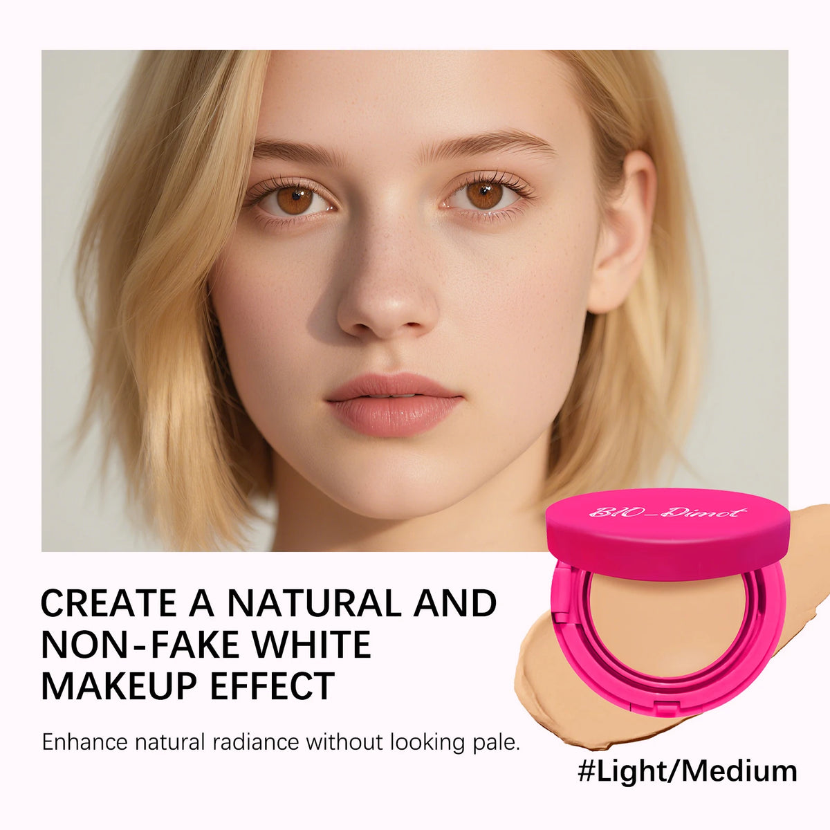 Full Coverage Matte Foundation Balm 20g with Puff, Moisturizing Concealer for Flawless Finish, Suitable for All Skin Types - AliExpress 66