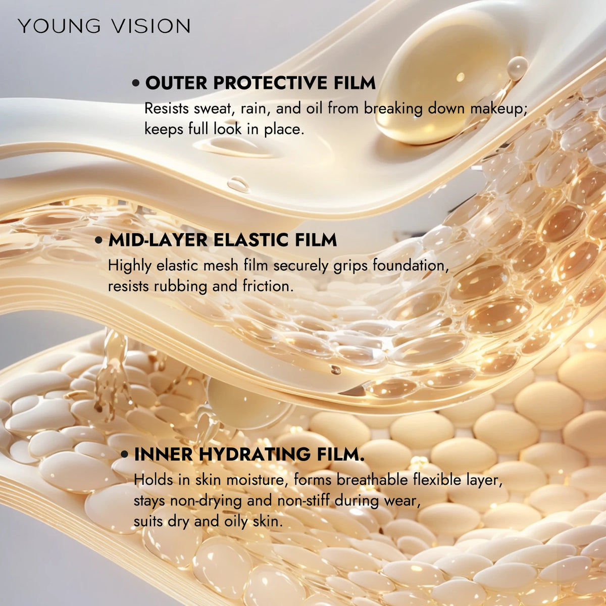 YOUNG VISION 100ml Makeup Setting Spray ¨C Long-Lasting Matte Finish, Oil-Control, 3-Layer Film-Forming, Alcohol-Free, Hydrating, - AliExpress 66