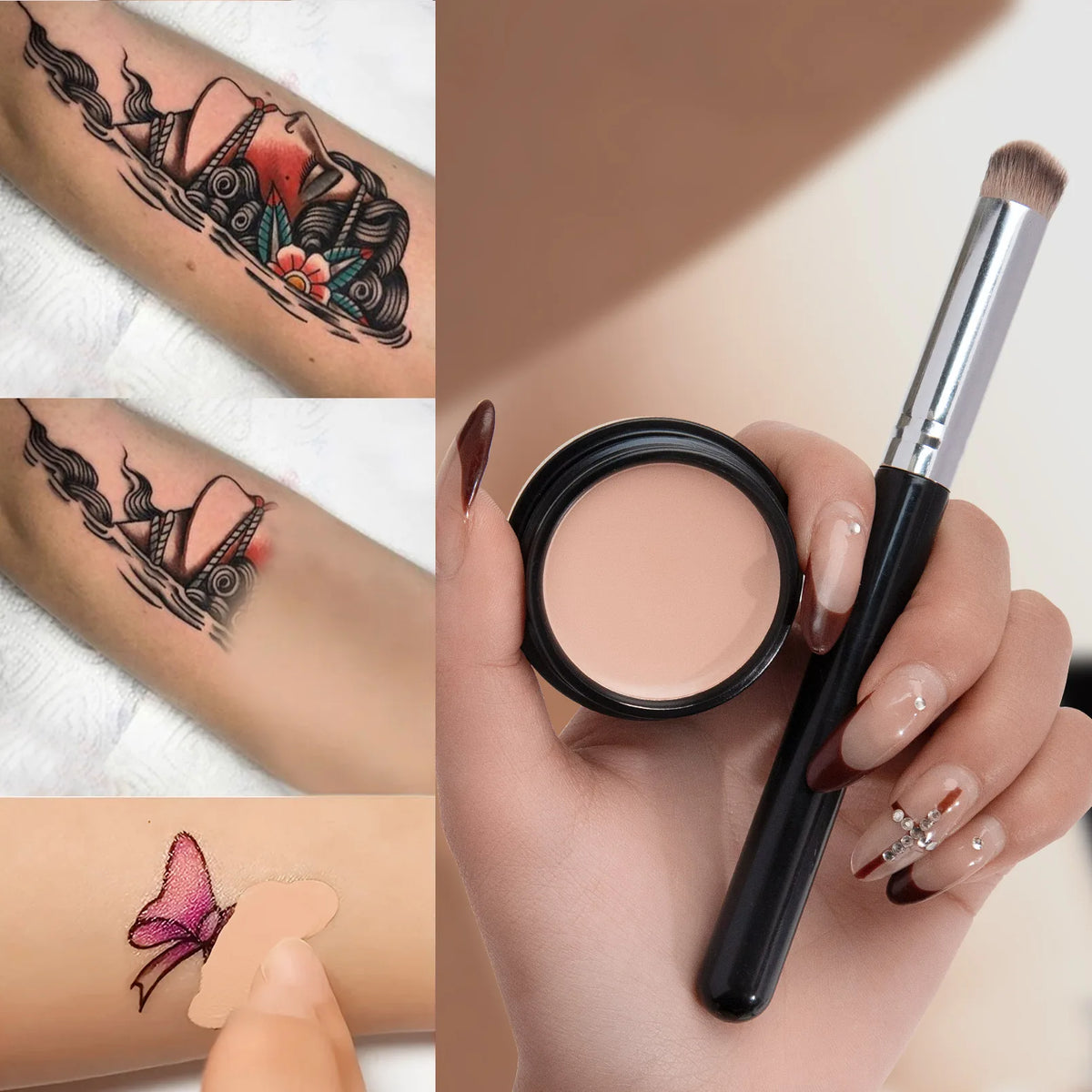 Hydrating Eye Brightening Concealer&Contour Cream-Full Coverage,Long Lasting,Correcting Eye Concealer for a Perfect Look Makeup - AliExpress 66