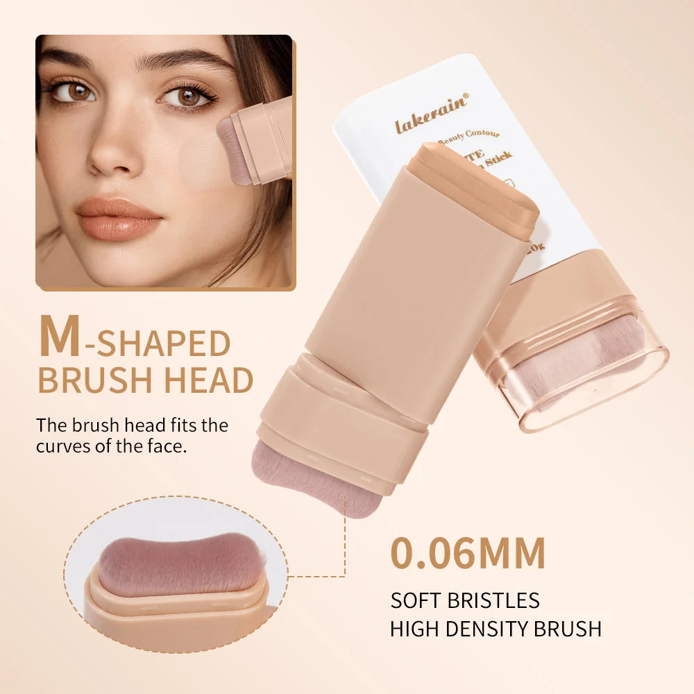 Lakerain Matte Foundation Stick Powerful Coverage Brighten Skin Tone Not Easy Melt Lightweight Smooth Texture Foundation Stick - AliExpress 66