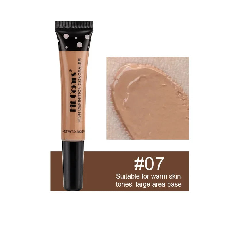Fit Colors 8 Size Concealer With A Flexible Concealer Moisturizing Liquid Foundation To Cover Dark Circles And Acne Spots - AliExpress 66