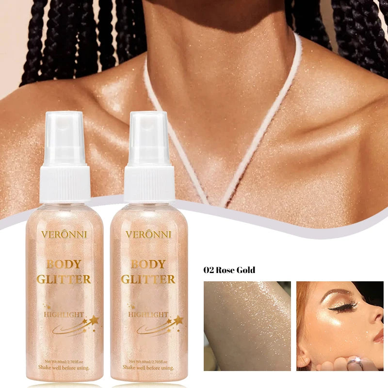 Liquid Highlighter Makeup Smooth Shine Shimmer Glitter Body Highlighter Liquid Cream Foundation Long Lasting Body Cosmetics - AliExpress 66