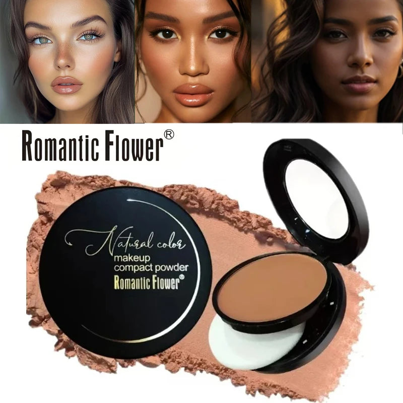 Setting PowderOil ControlBrightening Concealer Matte Waterproof Long-lasting No Smudge Compact Makeup for Women Girls Daily Use - AliExpress 66