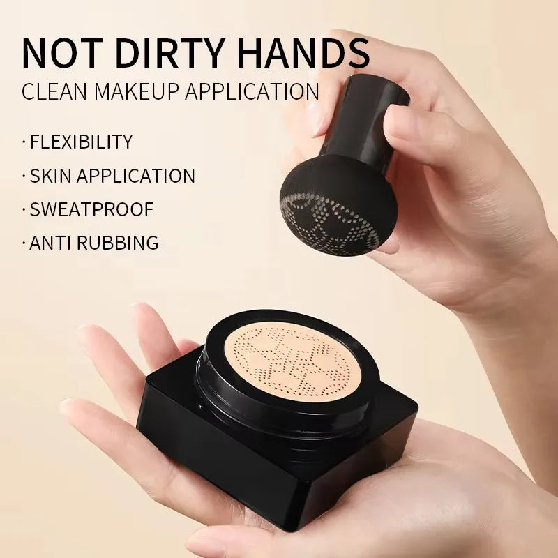 Mushroom Head BB Air Cushion Base Foundation CC Cream Moisturizing Hydrating Concealer Brighten Waterproof Skin Tone Makeups - AliExpress 66