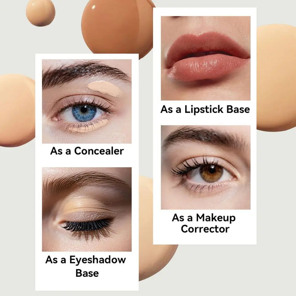 New Waterproof Liquid Foundation Oil-Control Full Coverage Face Foundation Cream Sweat Proof Matte Foundation Concealer Cream
