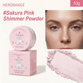 Herorange Rotating Sweet Loose Powder Ultra Fine Texture Oil Control Waterproof Long Lasting Natural Matte Makeup