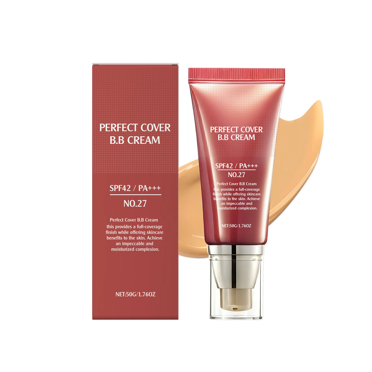 BB Cream SPF 42 PA +++ Tinted Moisturizer for Face Full Coverage Concealer Liquid Foundation Makeup for Dark Circles Fine Lines - AliExpress 66