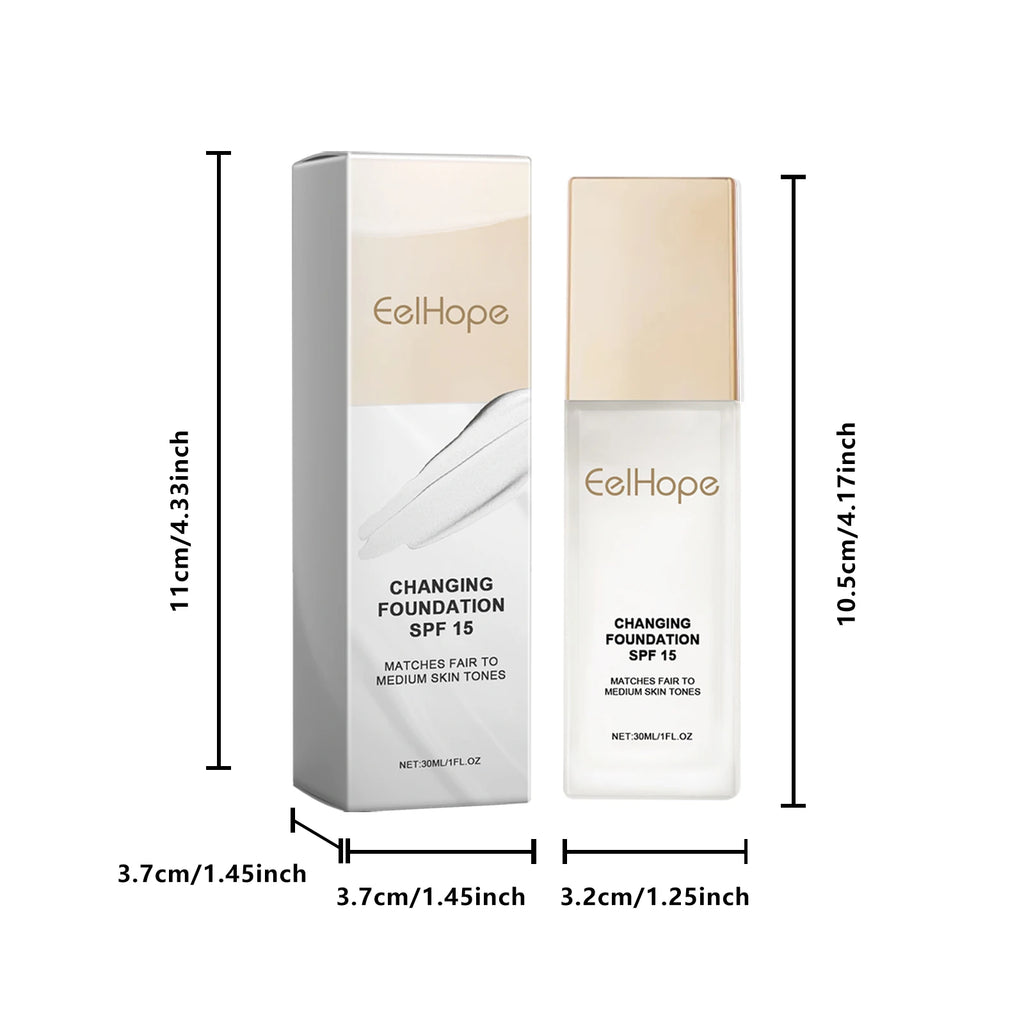 Color Changing Foundation SPF15 30ml Hydrating Long Lasting High Coverage Natural Finish Lightweight Face Makeup All Skin Types - AliExpress 66