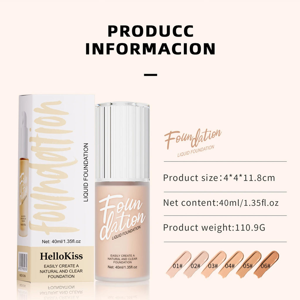 Waterproof Matte Liquid Foundation Provides Strong Coverage for Dark Circles Brightens and Evens Skin Tone and Doesn T Cake - AliExpress 66