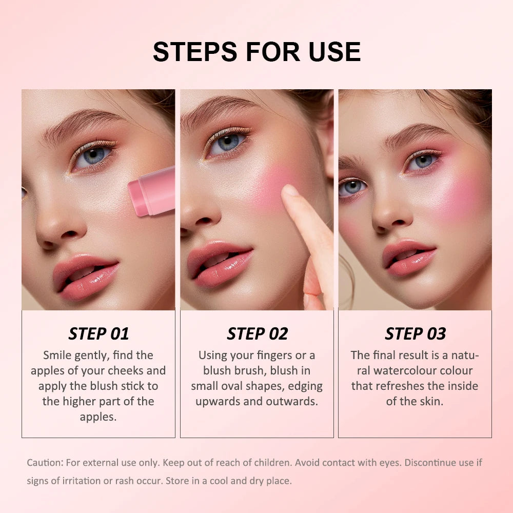 Cooling Water Jelly Blush Face Aqua Glow Pink Vital Girl Moisturizing Blush Natural Long Lasting Blush Stick Makeup For Women - AliExpress 66