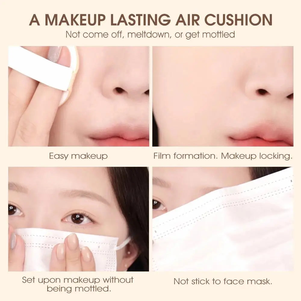 Air Cushion BB Cream Full Coverage Waterproof Foundation 3 Colors Lightweight Breatheable Concealer For Flawless Skin Makeup - AliExpress 66
