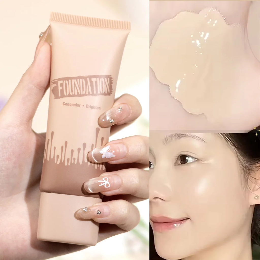 Full Coverage Foundation, Matte Finish Oil-control Liquid Foundation, Covering Blemishes And Dark Spot, Concealer Cream - AliExpress 66