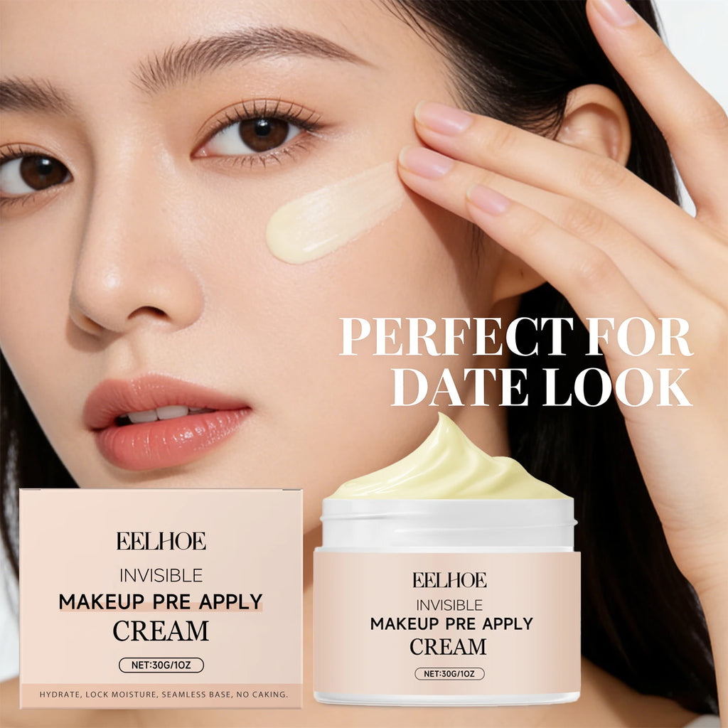 Pre Primer Invisible Makeup Waterproof Minimize Pore Brightening Skin Tone Natural Isolation Pre Apply Cream Primer Makeup 30g - AliExpress 66