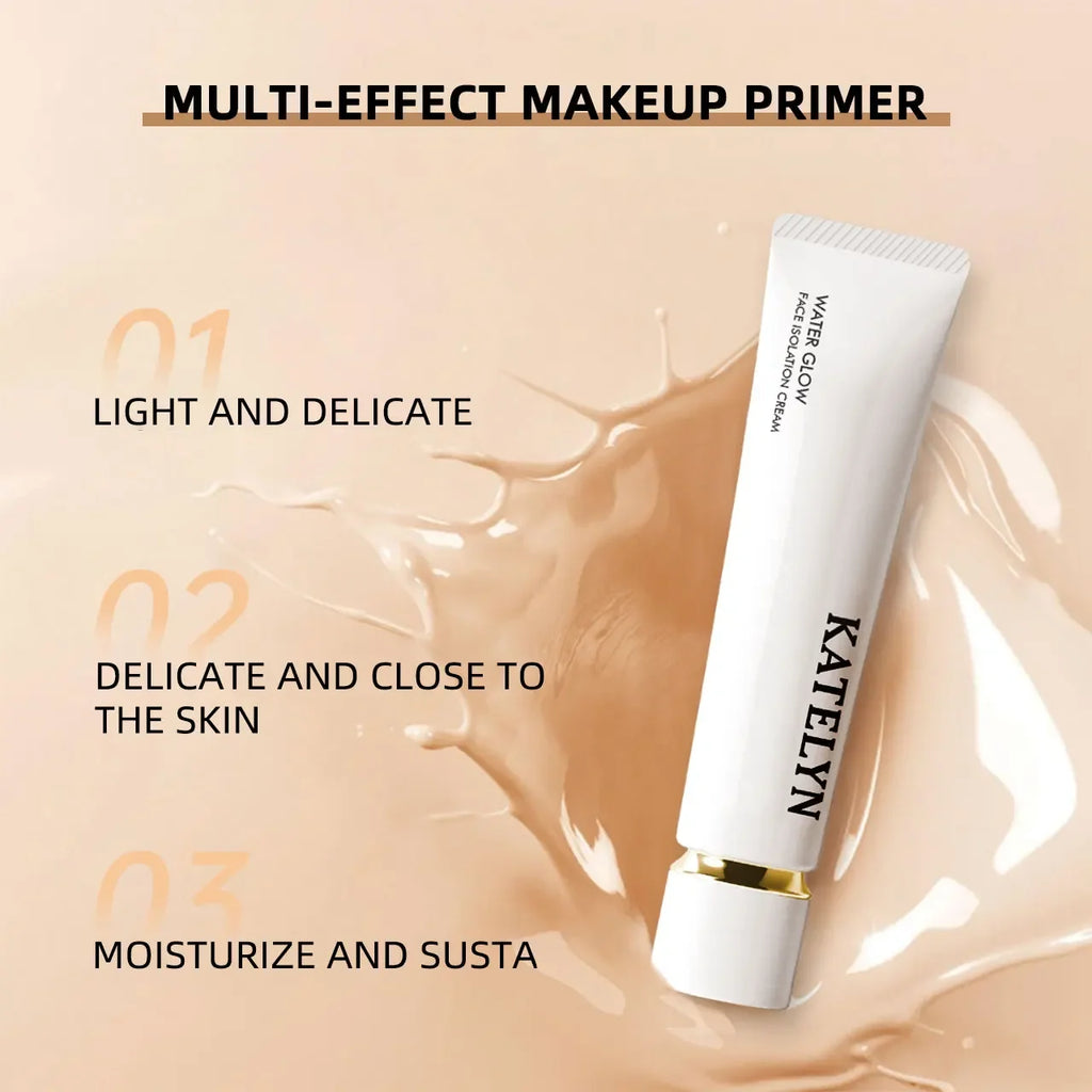 KATELYN Hydrating Tone-up Cream Longlasting Waterproof Bare Face Cream Brightening Primer Makeup Base Foundation Primer