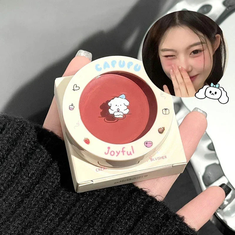 Monochrome Red Blush Cream Face Mineral Pigment Peach Nude Pink Matte Natural Mud Blusher Brighten Lasting Cheek Rouge Cosmetic - AliExpress 66