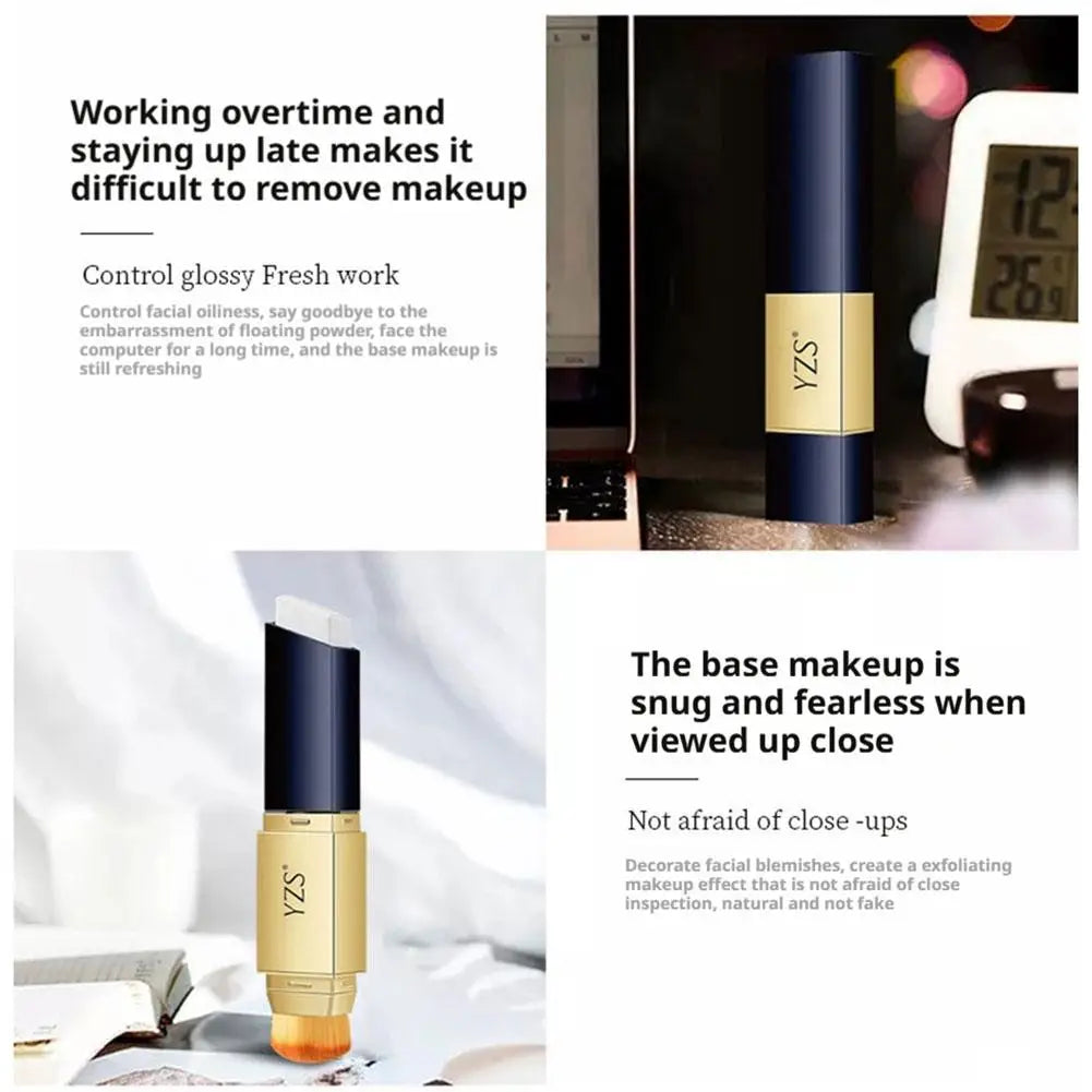 1pcs Dual Ended Foundation Stick Concealer For Face Blemishes High Coverage Lightweight Natural Finish Portable Makeup Stick - AliExpress 66