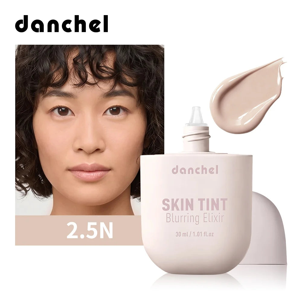 Skin Tint Blurring Elixir Even Skin Tone 12h Long-lasting Natural Finish Hide Pores Fine Lines Lightweight Breathable Skin Tint