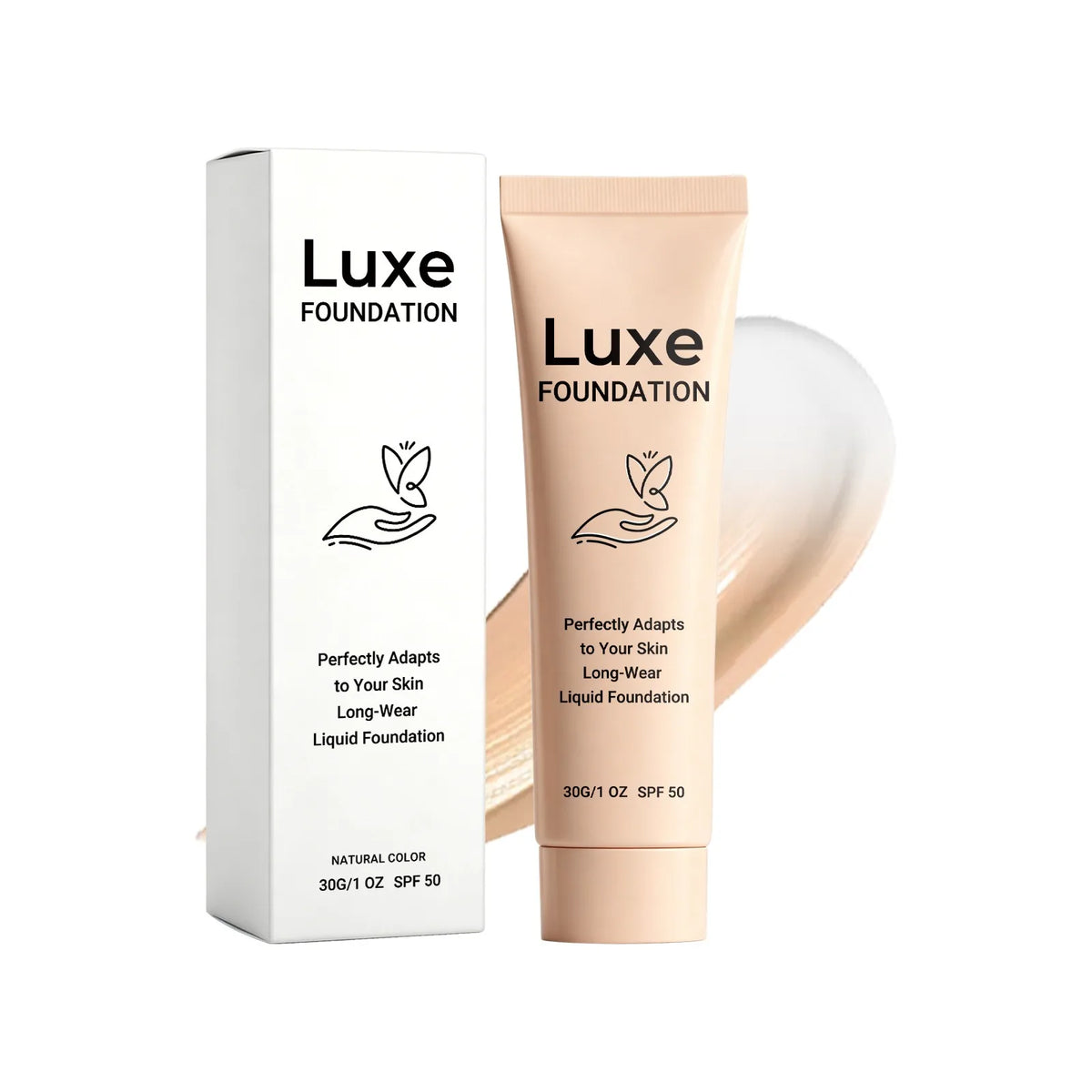 Skin Temperature Adaptive Long Wear Liquid Foundation Light Thin Fit Natural Skin Tone Matching Daily Facial Base Cosmetic 30g