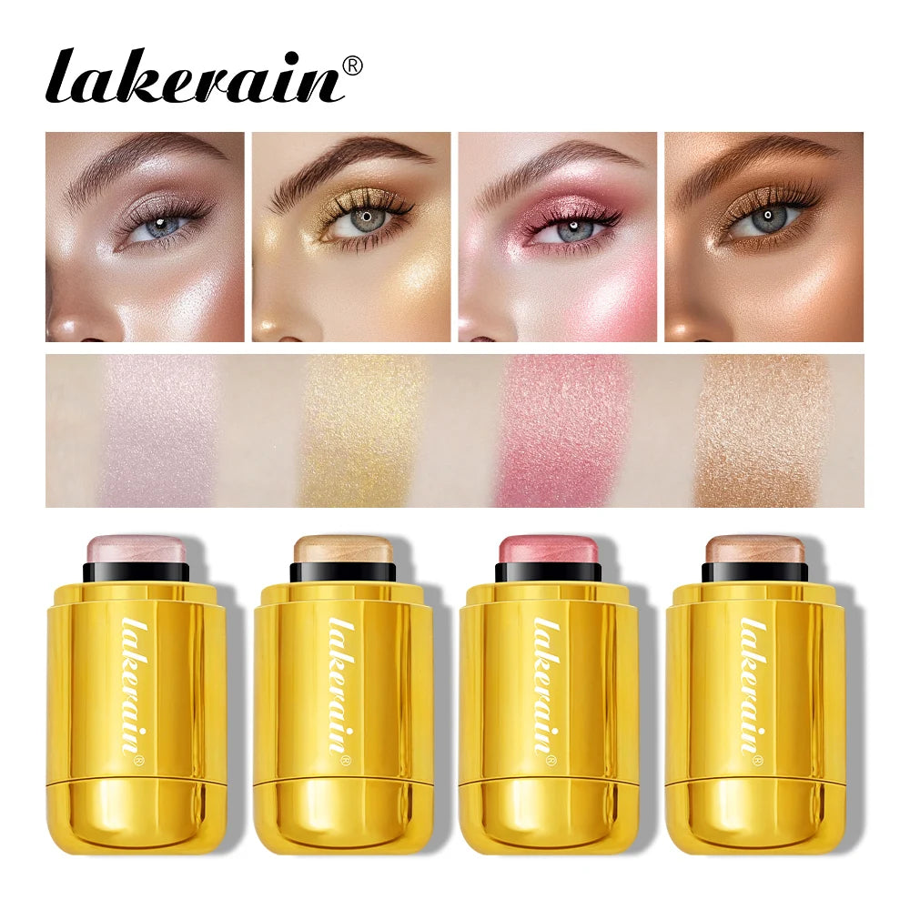 4Colors Highlighter Stick Brightening Skin Tone Contouring Natural Stereo Concealer Blush Multi-Purpose Stick - AliExpress 66