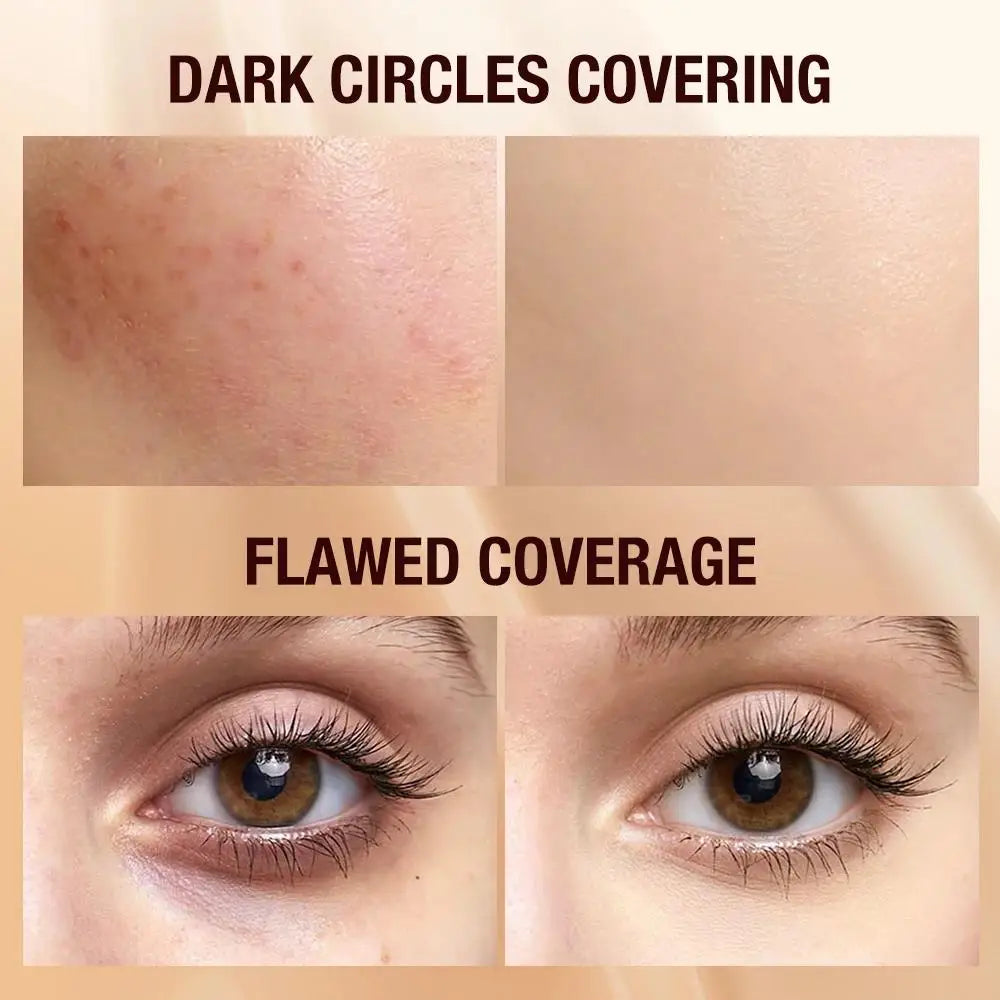 Waterproof Matte Concealer Cream Lightweight Foundation Makeup Base Full Coverage For Face And Dark Circles - AliExpress 66