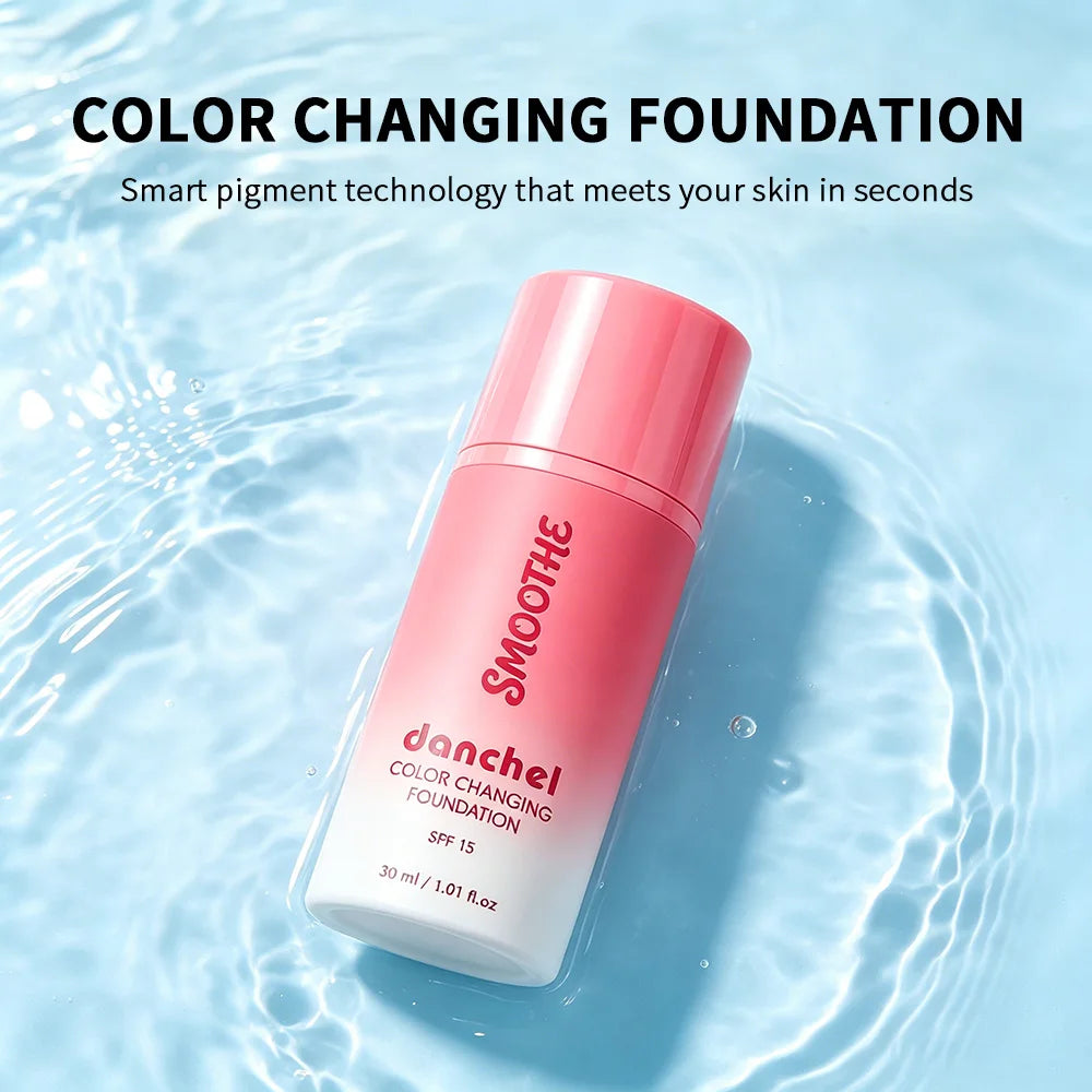 Color Changing Foundation Deep Moisturizing SPF15 Sun Protection Medium Coverage Smart Match Skin Color Natural Look Foundation - AliExpress 66