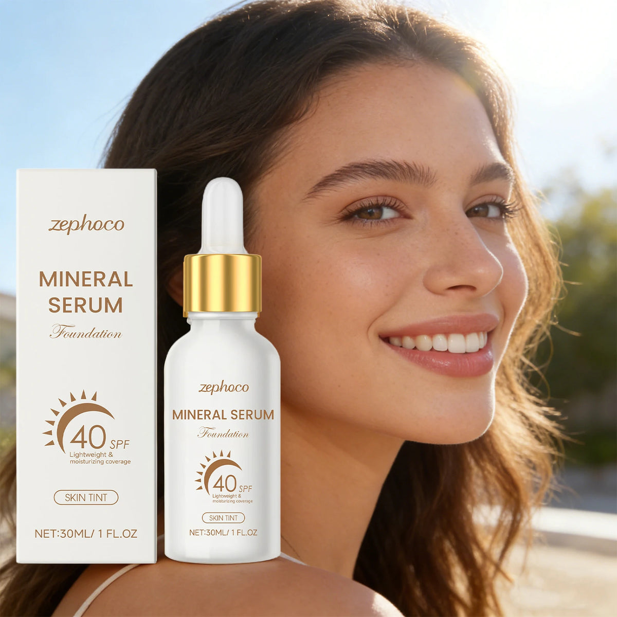 SPF 40 Sunscreen Liquid Foundation Isolation Cream Correct Skin Tone Reduce Dullness Conceal Pores Long Lasting Natural Face - AliExpress 66
