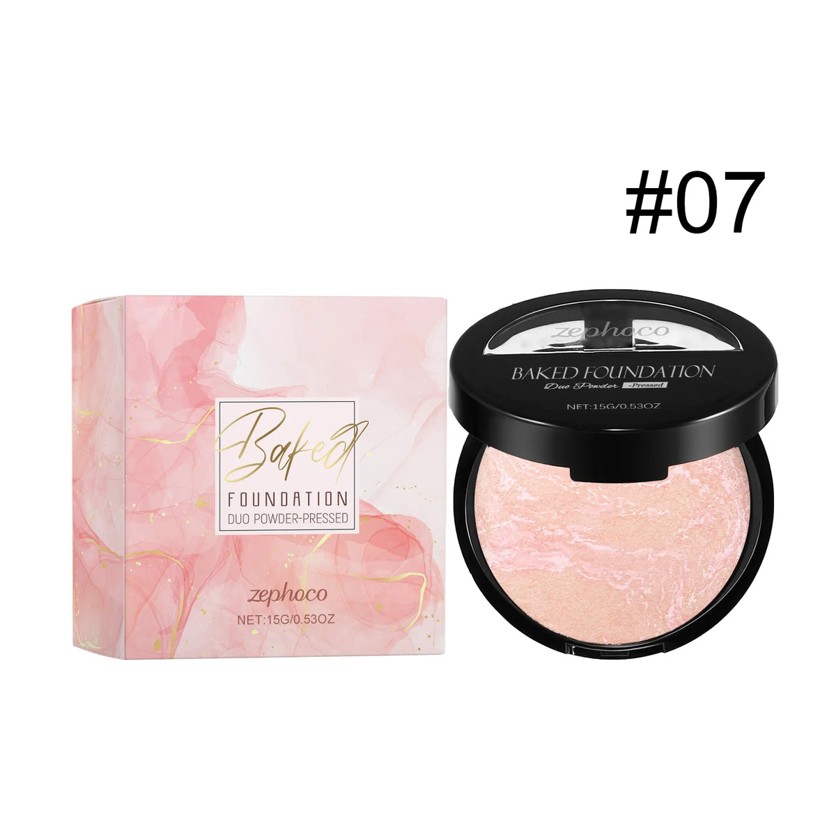 Matte Powder Foundation Natural Finish Baked Brighten Color Correct Long Lasting Oil Control Translucent Setting Powder Makeup - AliExpress 66