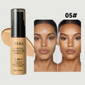New Waterproof Liquid Foundation Oil-Control Full Coverage Face Foundation Cream Sweat Proof Matte Foundation Concealer Cream