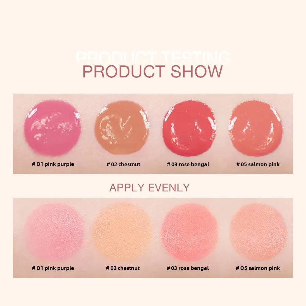 O.TWO.O Liquid Blusher 4 Colors Rose Pink Blush Long Lasting Natural Cheek Face Makeup Blusher High Pigment For Women Cosmetics - AliExpress 66
