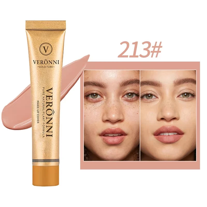 Concealer Makeup, 14 Shades Full Coverage Concealer Tube, Long Lasting Waterproof Concealer for Dark Circles, Acne Scars, Tattoo