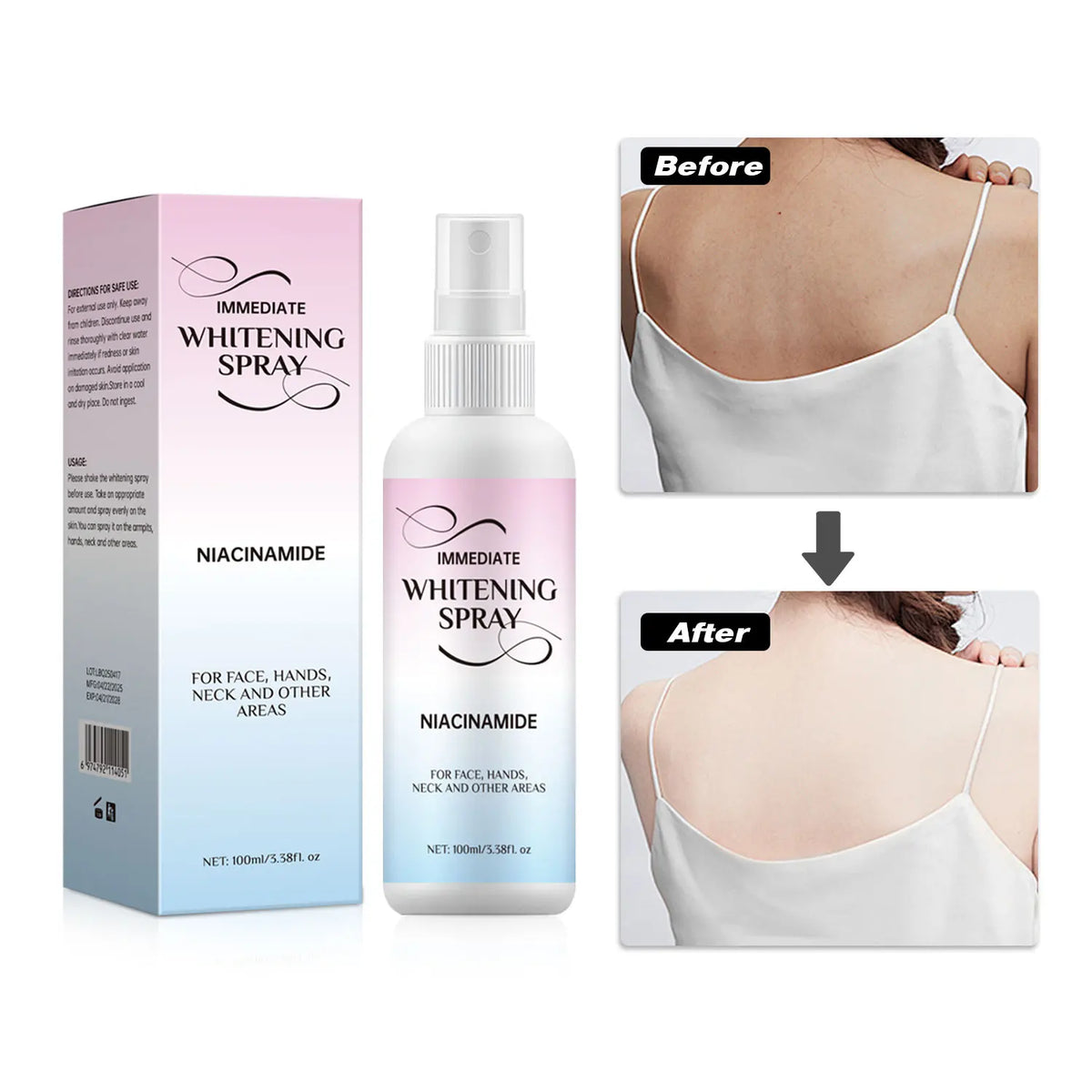 20ml/100ml BB Brightening Spray for Women Skin Immediate Brightening Moisturizing BB Cream Face Foundation Korean Skincare