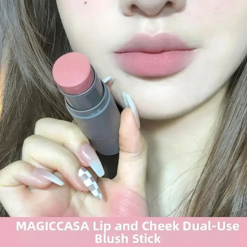 Monochrome Cream Blusher Double Ended Stick Sponge Natural Long Lasting Brightening Face Contouring Makeup Cosmetic