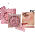 Flower Embossed Mashed?potato Baked Blush, Sparkling Pearlescent Rouge, 3D Shimmer Brightening Long?lasting Facial Makeup - AliExpress 66