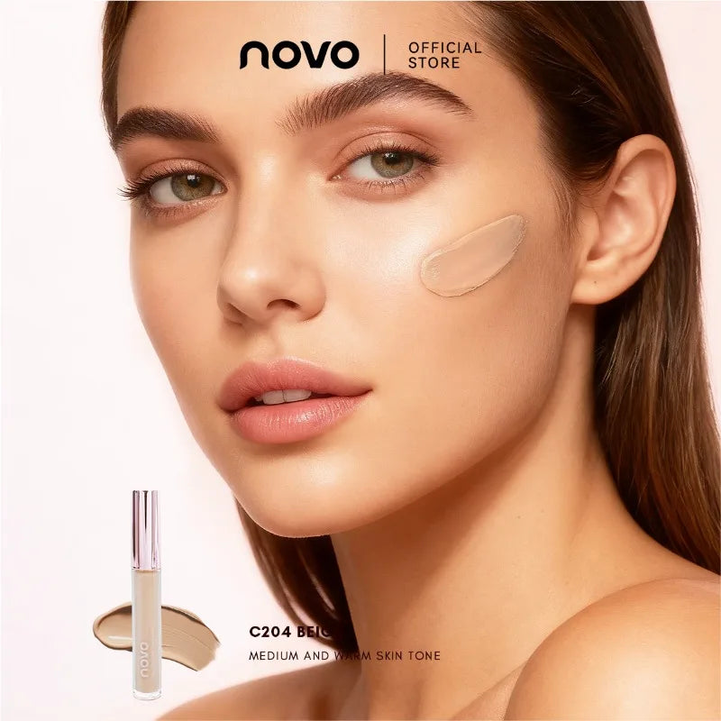 NOVO Refreshing&Nourishing Concealer Is Light and Thin in Texture, Which Partially Modifies Daily Facial Makeup