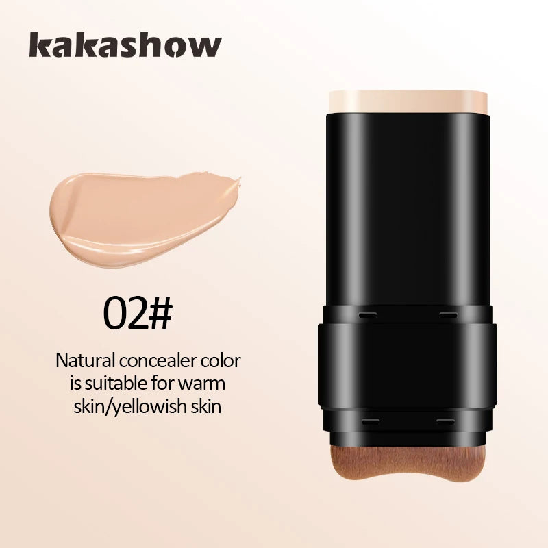 Eraser Foundation Rod Products, Velvet Moisturizing Light Concealer Liquid Foundation, Double Head Foundation Make-up With Brush - AliExpress 66
