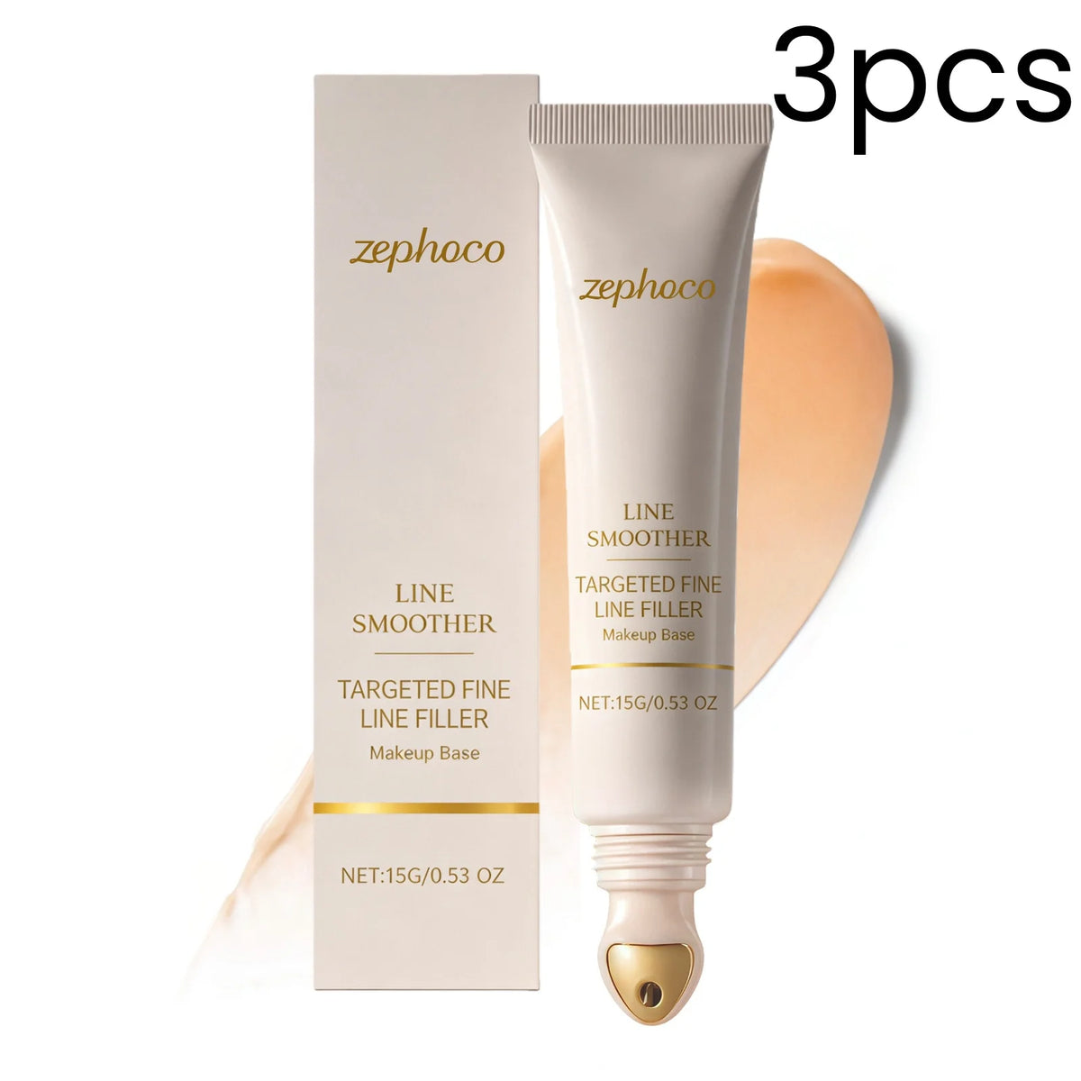Zephoco Makeup Base Pore Blurring Smooth Fine Lines Brightening Skin Barrier Protection Color Correction Pre Makeup Primer 15g