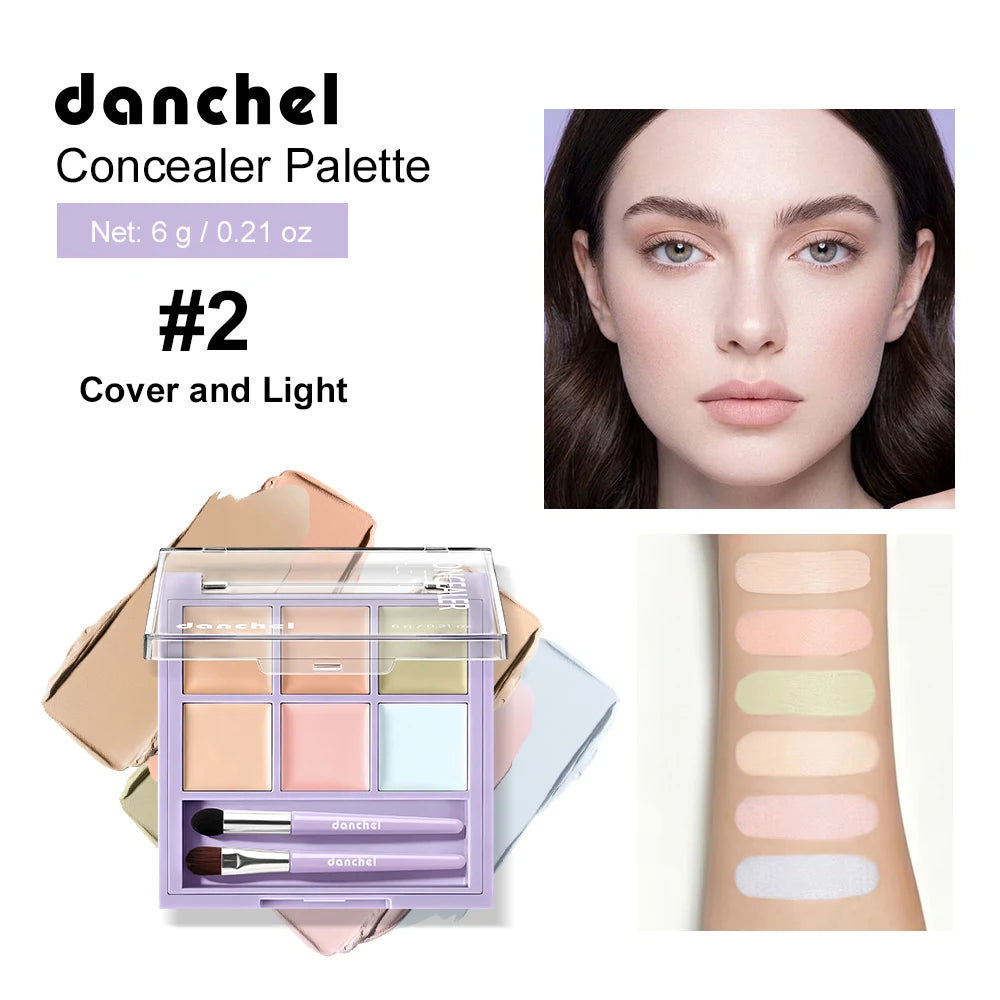 Concealer Palette Matte Finish Decorate Dark Circle Even Skin Tone Concealer,Color Correction,Brightening 3 in 1 Conceal Palette - AliExpress 66