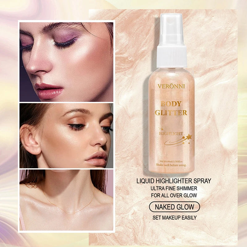 Liquid Highlighter Makeup Smooth Shine Shimmer Glitter Body Highlighter Liquid Cream Foundation Long Lasting Body Cosmetics - AliExpress 66
