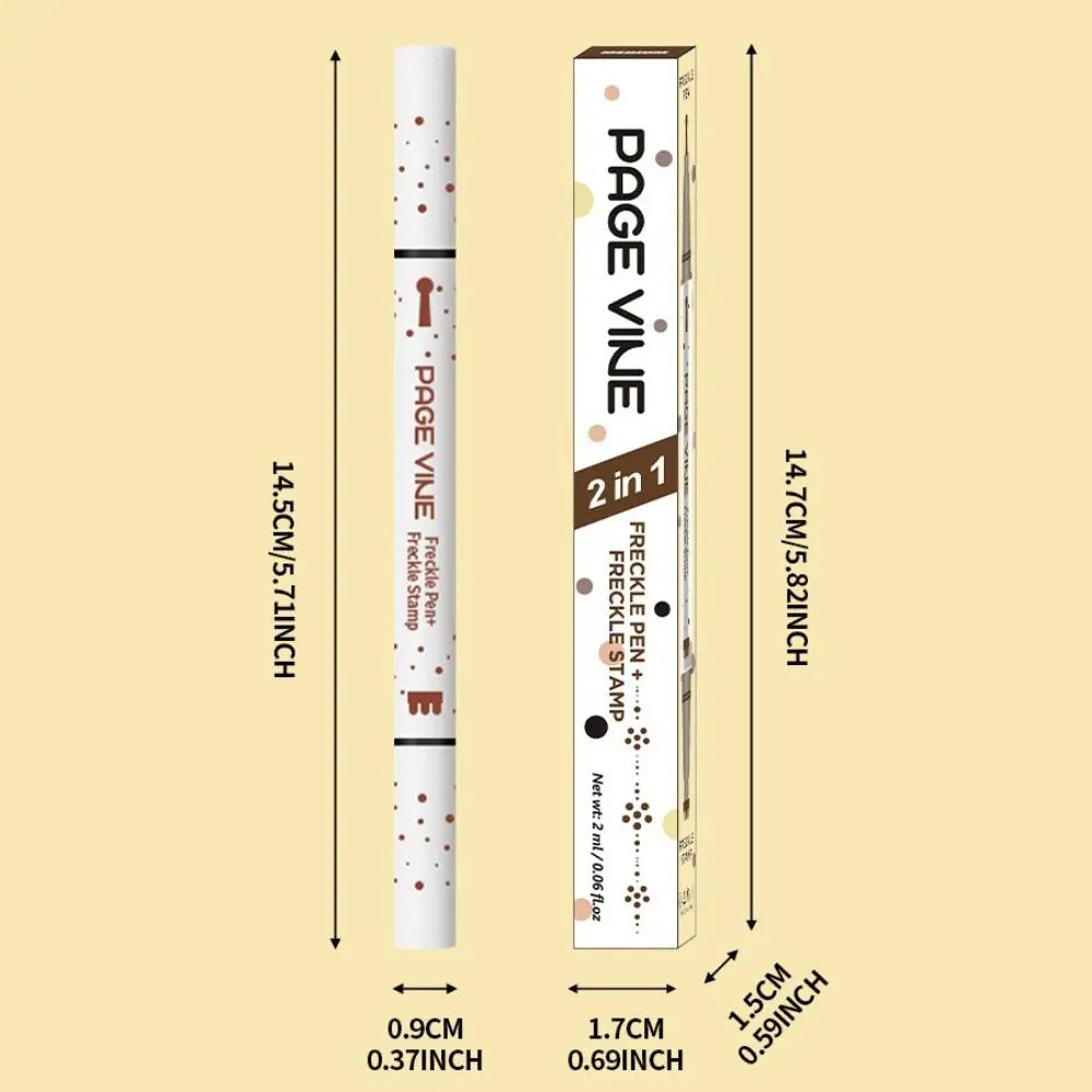 Dot Waterproof Fake Freckles Pen Lifelike Long Lasting Spot Pen Quick-Drying Makeup Tool Face - AliExpress 66