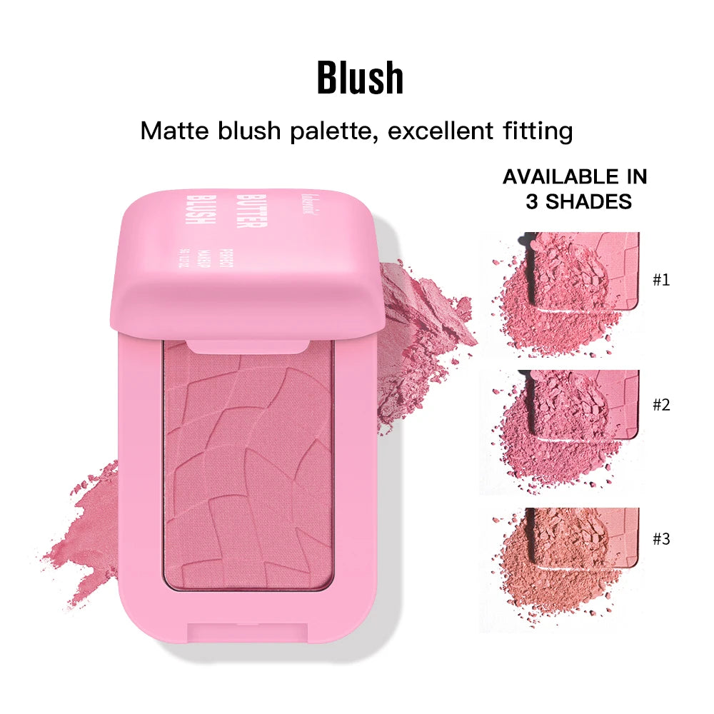 Professional Makeup Powder Blush 12HR Wear Vegan Formula Blusher Makeup Blush in Bar Cosmetics Palette Powder Pink Cream Face - AliExpress 66