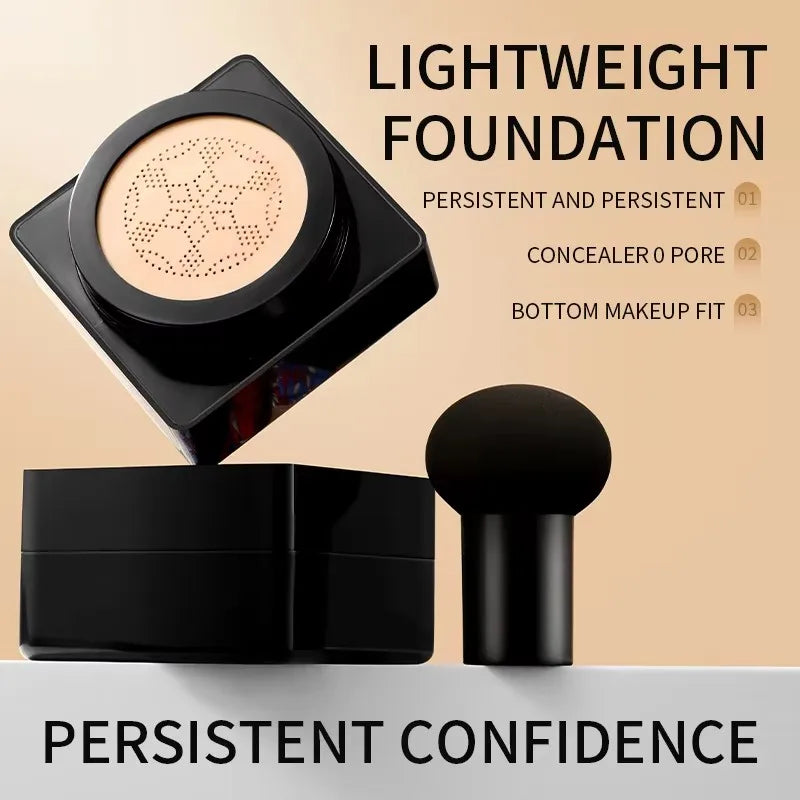 Mushroom Head BB Air Cushion Base Foundation CC Cream Moisturizing Hydrating Concealer Brighten Waterproof Skin Tone Makeups - AliExpress 66