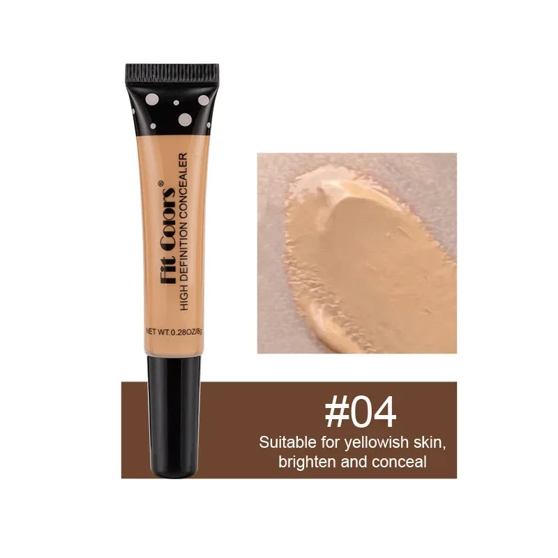 Fit Colors 8 Size Concealer With A Flexible Concealer Moisturizing Liquid Foundation To Cover Dark Circles And Acne Spots - AliExpress 66