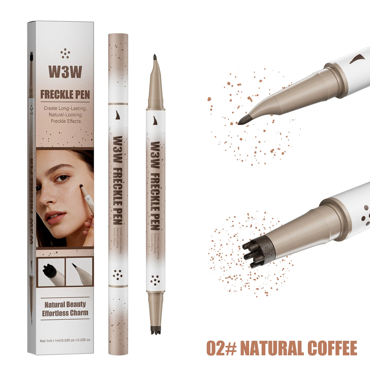 Waterproof Freckle Stamp Pen, Natural Lifelike Fake Freckle Pen, Long-Lasting Quick-Drying Smudge-Proof Makeup Pen - AliExpress 66