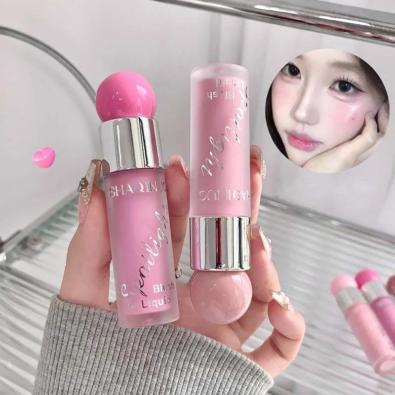 Liquid Blusher Makeup Water Light Jelly Blush Cool Warm Tone NudePink Liquid Rouge Highlighter Brighten Face Korean Style Makeup - AliExpress 66