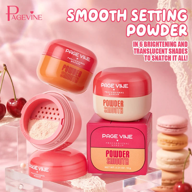 Page Vine Matte Setting Powder Natural And Long-lasting Oil Control Soft Matte Texture 6 Shades Blusher Face Makeup - AliExpress 66